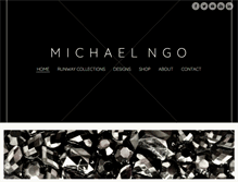 Tablet Screenshot of designsbymichaelngo.com